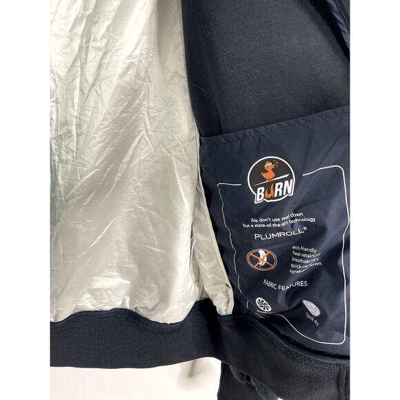 Save The Duck Burn Recycled Bi-Material "Down" packable jacket women's L - Picture 8 of 10